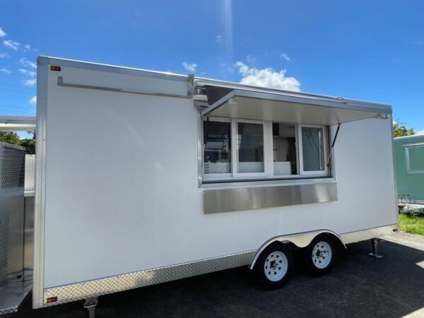 Square Fibre Glass food trailers NZ - Image 4
