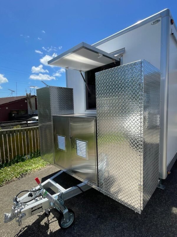 Square Fibre Glass food trailers NZ - Image 5