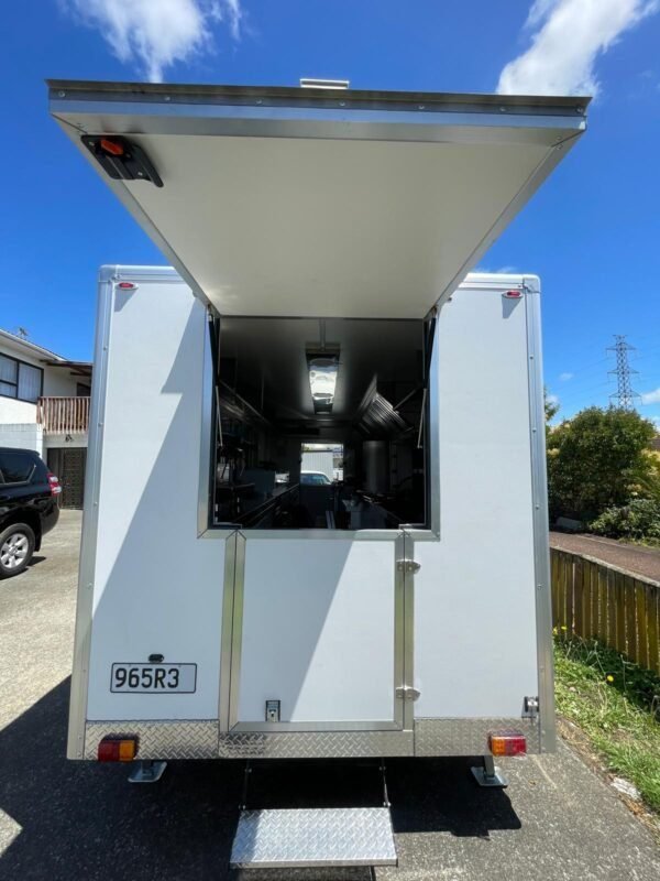 Square Fibre Glass food trailers NZ - Image 8