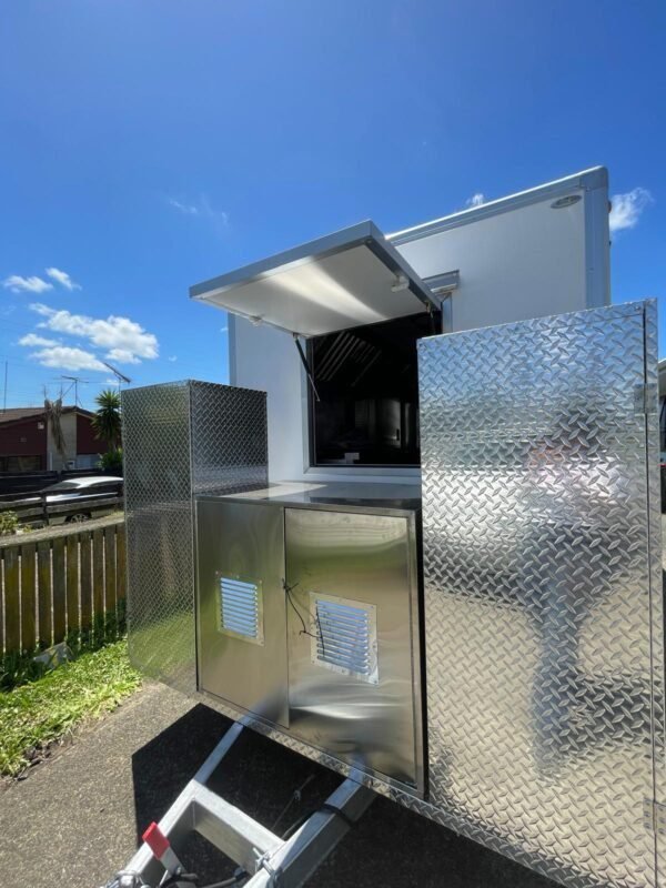Square Fibre Glass food trailers NZ - Image 9